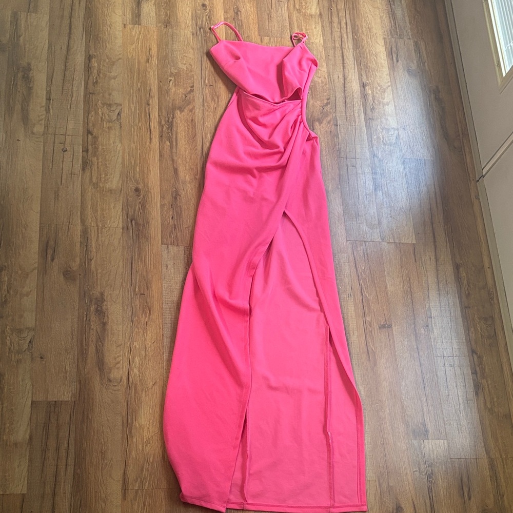 Emerald Sundae Vibrant Pink Maxi Dress